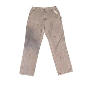 Gray Carhartt Double Knee Pants